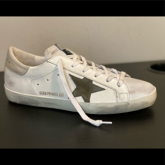 Golden Goose Other - GOLDEN GOOSE MEN`S SUPERSTAR WHITE LEATHER LOW TOP